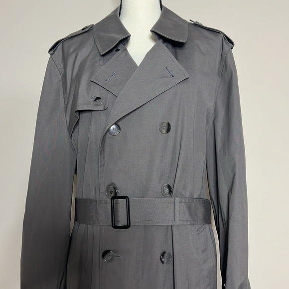 🧥Oversized EUC Women’s Gray Trench Coat - Picture 4 of 9